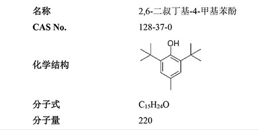 抗（kàng）氧劑BHT
